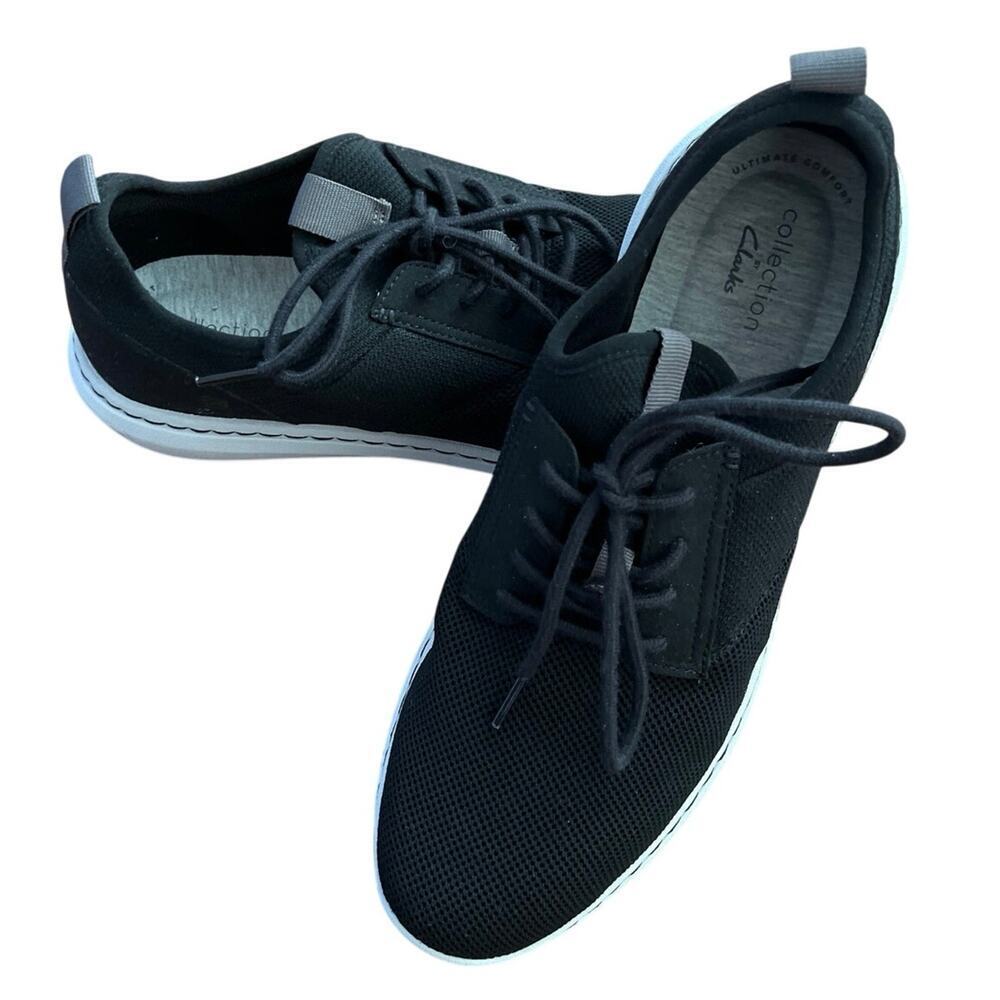 Clarks Lightweight‎ Mesh Step Urban Mix Mens Casusal Shoes  Sz 11 Black  Lace Up